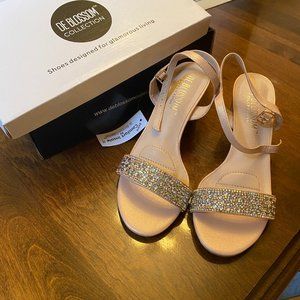Blush Rhinestone Sandals